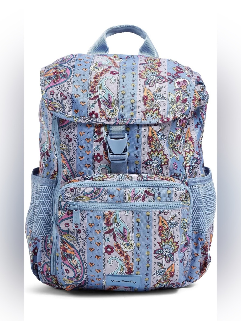 NWT Vera Bradley Sky Blue Paisley Daytripper Backpack